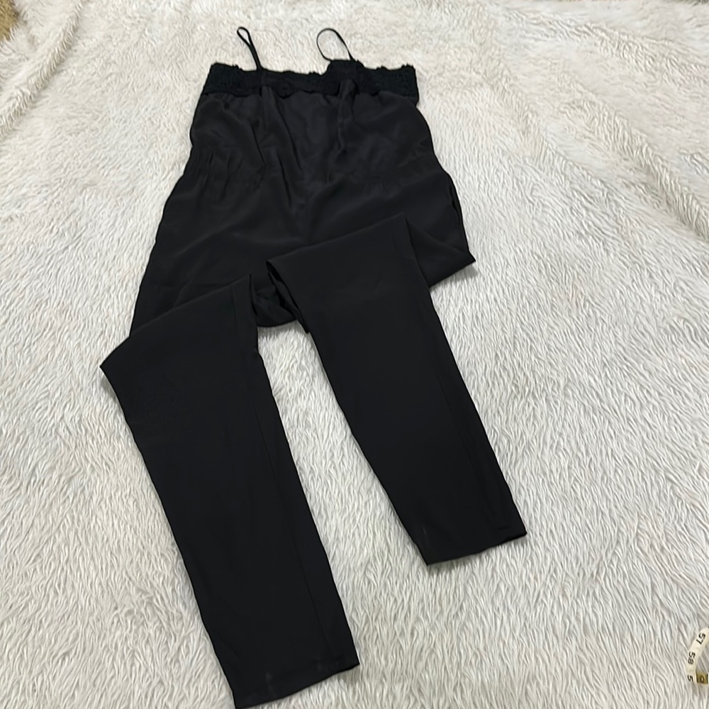 Ann Taylor women’s black lace pants jumper size 4